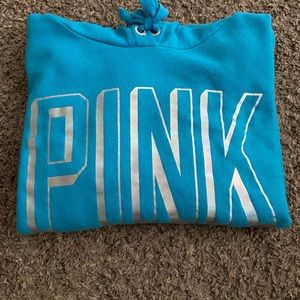 PINK Ocean Blue Hoodie